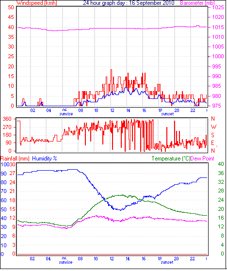 24 Hour Graph for Day 16